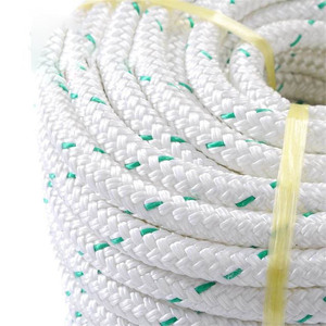 Tái Chế Phẳng 16 Mm * 220 M Đôi Bện Cứng Dacron <span class=keywords><strong>Polyester</strong></span> Đàn Hồi Cao Su Thuyền Neo Dây Công Nghiệp Sử Dụng Dây - Product Image 1