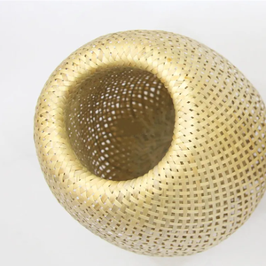 Lampade a Sospensione Artigianali in Bambù Naturale e Rattan, <span class=keywords><strong>Lampadari</strong></span> Moderni Personalizzati a Risparmio Energetico con Luce Bianca Calda per Camera da Letto - Product Image 3