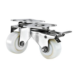 1,5 ''2'' Light Duty Small PA Edelstahl räder Nachlauf Rostschutz möbel Nylon Wasserdichte Rollen - Product Image 6