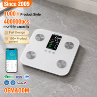 Balance connectée intelligente sans fil avec affichage numérique, application mobile, Bluetooth, capacité 180 kg, OEM ODM