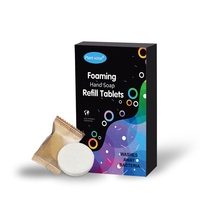 POPOTIME Lavado a mano jabón espumoso efervescente jabón espumoso tableta de espuma para tableta