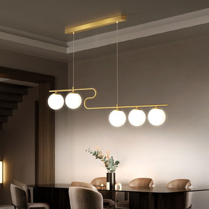 Современная простая люстра в скандинавском стиле с волшебными бобами - Product Image 5