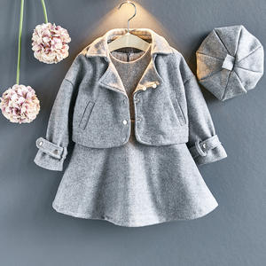 Nuevo Conjunto de Abrigo y Vestido de Princesa Rojo Coreano de Moda para Niñas de Aliexpress, Ropa Infantil de Fabricante Chino - Product Image 6