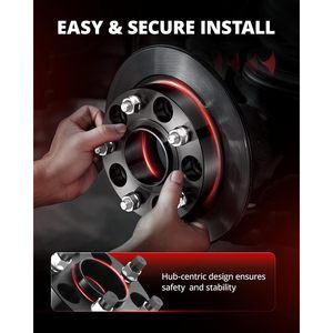 Entretoises de roue Evil Energy 5x127, 2 pouces, centrées sur le moyeu, 5 trous, 71,5 mm pour Jeep Grand Cherokee - Product Image 6