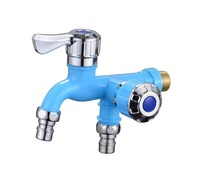 Fabricant Robinet d'évier à lavabo unique de couleur personnalisée Robinets mélangeurs d'eau pour salle de bain Machine à laver extérieure