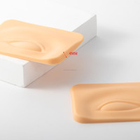 Peau artificielle en silicone 3D pour la pratique des sourcils et du maquillage des yeux, idéale pour les salons de maquillage permanent et de tatouage