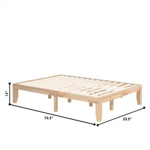 Cheap Wholesale Customized Bedroom Furniture Durable Modern Full <strong>Size</strong> <strong>Platform</strong> <strong>Twin</strong> king <strong>Size</strong> <strong>Bed</strong> Frame Wooden <strong>Beds</strong> - Product Image 4
