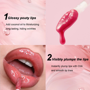 OEM personalizado brillante labio Plumper brillo Etiqueta Privada tubos lindo mármol remolinado textura hacer brillo de labios bajo MOQ maquillaje labio - Product Image 5