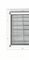 Grille de ventilation décorative murale en métal pour climatiseur, grille de retour d'air en aluminium, persienne de toit