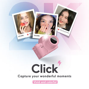 Appareil photo de poche <span class=keywords><strong>pour</strong></span> enfants en ABS+PC durable, 4K 1080P, léger (25g), stockage 128 Go, <span class=keywords><strong>pour</strong></span> l'enregistrement de sports de plein air et de voyages - Product Image 1