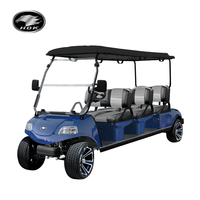 Voiturette de golf électrique tout-terrain 6 places 48V HDK EVOLUTION Sightseeing Mini Bus Club Import Car CE
