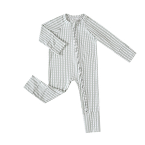 Piyama Bayi Campuran Katun Bambu Instock, Ringan, Lembut, Lengan Panjang untuk Bayi Baru Lahir dan Balita - Product Image 1