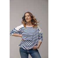 Camisa Casual a Rayas Heyfoo Unisex, Corte Slim Fit XS, 100% Algodón y Lino, Cuello Alto, Antiarrugas, Tejido Ligero para Verano