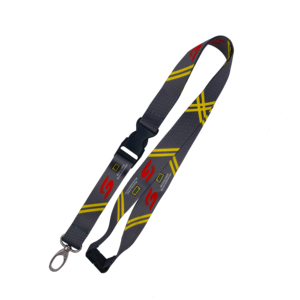 Custom Promotional Lanyards Made From Durable Nylon Adjustable Classic Style with Die Cutting Printing