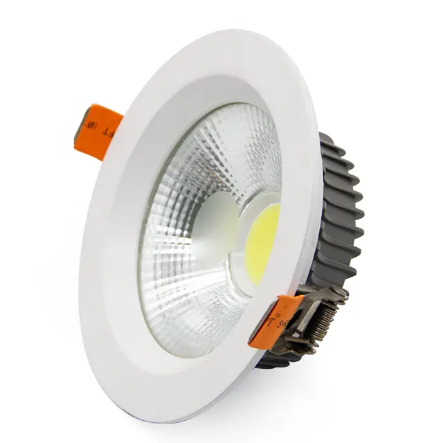 Led שקוע למטה אור 10w 15w 20w 30w עגול Downlight אלומיניום סומק רכוב Led Downlight תקרה