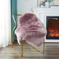 Tapis en fausse fourrure de mouton, moderne, doux, moelleux, antidérapant, pour chambre à coucher, salon, chambre d'enfant, décoration intérieure