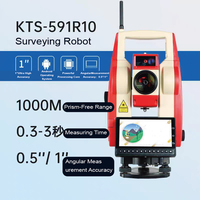 Estación Total KTS-591R10 de 0.5"/1", Robot de Topografía Inteligente para Topografía de Ingeniería, Monitoreo de Deformaciones en Tránsito Ferroviario