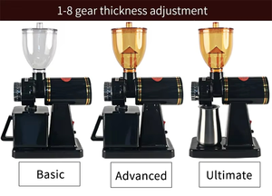 <span class=keywords><strong>Moulin</strong></span> à café électronique de style classique 2027, facile à utiliser, <span class=keywords><strong>moulin</strong></span> à café <span class=keywords><strong>vintage</strong></span> avec meules plates 600n pour espresso - Product Image 3