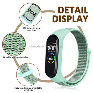 Sangle en nylon réglable de 14 mm pour Band 10/9/<span class=keywords><strong>8</strong></span> et pour <span class=keywords><strong>Smartband</strong></span> avec fermoir auto-agrippant - Product Image 3
