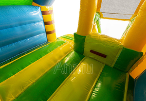 Multi-play commercial grade PVC <strong>inflatable</strong> bouncer bouncy house <strong>slide</strong> <strong>combo</strong> <strong>jungle</strong> world bounce house for sale - Product Image 5