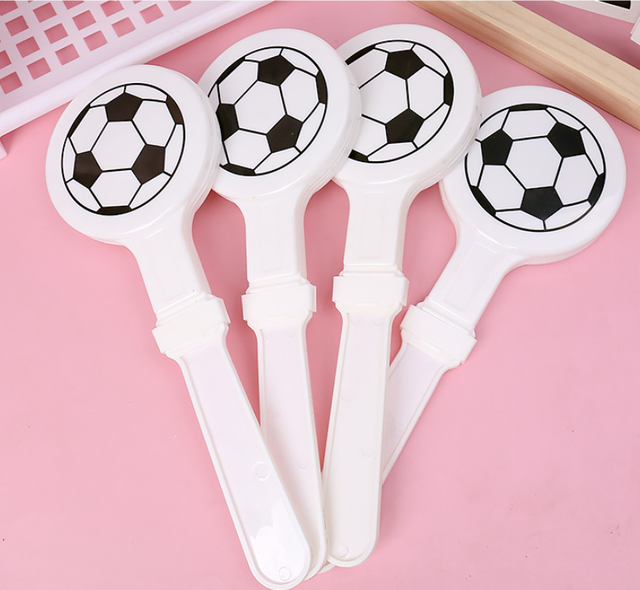 Football Design Plastic Hand Clappers Thunder Clapper Noisemaker for Sports Party Cheering