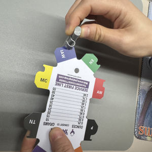 Medidor <span class=keywords><strong>de</strong></span> Peso <span class=keywords><strong>de</strong></span> Rueda Universal <span class=keywords><strong>con</strong></span> Clip, <span class=keywords><strong>con</strong></span> Tabla <span class=keywords><strong>de</strong></span> Conversión <span class=keywords><strong>de</strong></span> Onzas y Gramos - Product Image 6