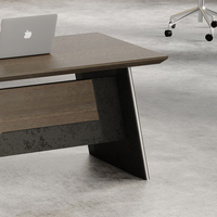 Meubles de bureau commerciaux haut de gamme, design moderne unique, mobilier de bureau, table de direction en bois pour directeur général