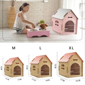 Caseta de Madera para Mascotas, para Interiores y Exteriores, con Puerta de Metal, Venta al Por Mayor - Product Image 2