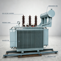 Transformateur immergé dans l'huile à enroulement multiple S22 personnalisé 12,47 kV pour systèmes de distribution industrielle 50 Hz 60 Hz