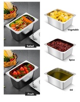 China Supplier Bain Marie Edelstahl-Lebensmittelbehälter Gn Pan Tray Gastronorm-Behälter