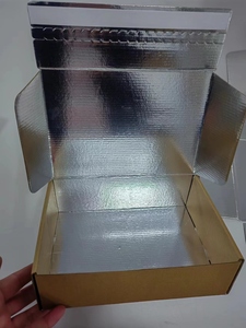 Tùy chỉnh giấy gợn sóng bao bì bưu phẩm Bưu Chính vận chuyển hộp cách điện Vận chuyển hộp cho thực phẩm đông lạnh - Product Image 6