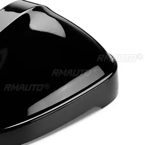 Coque de rétroviseur chromée noire pour Audi A4 B9 S4 A5 S5 RS5 2016 2017 2018 2019 2020 2021 2000 - Product Image 6