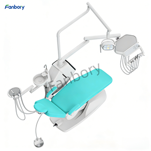 Poltrona Odontoiatrica F08DC-AS3 - Bianca con Sputacchiera in Ceramica Certificata CE, Garanzia di 1 Anno - Product Image 2