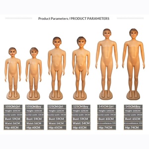 Manichino per Trucco per Bambini in PE a Corpo Intero con Installazione Semplice, <span class=keywords><strong>Modello</strong></span> Maschile e Femminile - Product Image 4