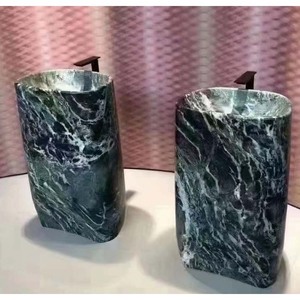 อ่างล้างหน้าหินอ่อนสีดำขัดเงา - Product Image 2