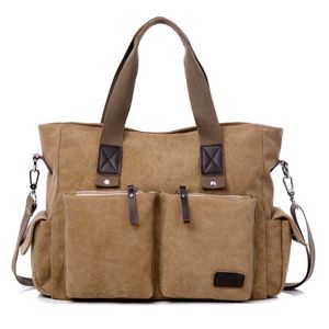 Bolsa de Lona de Gran Capacidad, Nueva Bolsa Bandolera Minimalista para Uso Casual - Product Image 1