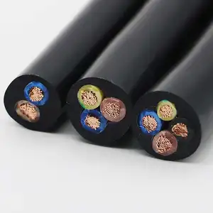 Multi Conductor Copper Core Electric RVV 2x0.75MM 4x2.5MM 3x0.75MM2 4x1.5MM2 Power Cable