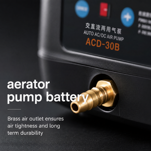 משאבת אוויר נטענת USB AC/DC דו-מצבי עם דיאפרגמה לאוורור דגים חיים, להובלת דגים, לבריכות דגים ולדיג בחוץ. - Product Image 5