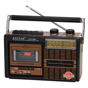 Nuevo Radio Portátil con Diseño Retro de Cinta Magnética, Altavoz con Bluetooth, Radio de Cuatro Bandas, Semiconductor, el Mejor Regalo - Product Image 1