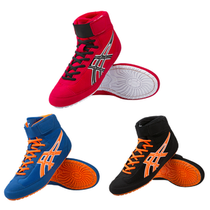 Custom made professional manufacturers oem gym boxing shoes boots for men