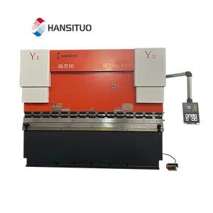 HANSITUO WC67K 100T3200 CNC آلة ثني هيدروليكية عالية الجودة أوتوماتيك ضغط الفرامل لصفائح المعادن الكربون الصلب الألومنيوم