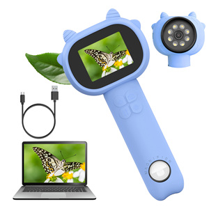Pocket Mini Science Children Kids Toy Educational Stem Student Handheld Portable 2mp 500X 600x 2 Inch Lcd Screen Type-C Animal - Product Image 1