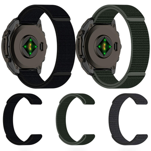 Nueva <span class=keywords><strong>Correa</strong></span> de Reloj Inteligente de Nailon Trenzado de Tela de 22mm 20mm 26mm para <span class=keywords><strong>Garmin</strong></span> <span class=keywords><strong>Fenix</strong></span> 8 7 7S 7X 6 6s - Product Image 4