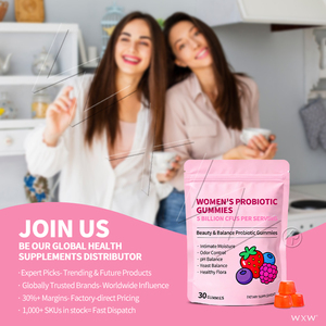 สูตรขั้นสูงของผู้หญิง gummies โปรไบโอติกรวมสารสกัดโปรไบโอติกเพื่อความสมดุลของยีสต์และการสนับสนุนการเผาผลาญ - Product Image 2