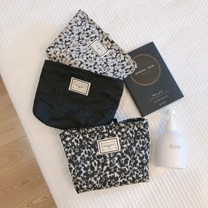 Traveling Makeup <b>Bag</b> Case Cosmetic Custom Travel Makeup <b>Bag</b> Cotton Canvas Pouch <b>Toiletry</b> Floral Makeup <b>Bag</b> - Product Image 1