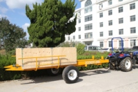 Chassi de Reboque para Transporte de Frutas Zoomye Fabricado em Shandong, de Fácil Operação, com Cesto Elevatório para Colheita em Pomares, 1 Ano de Garantia