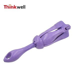 สมอเรือแบบพับได้ สีม่วง น้ำหนัก 1.5 กก. สมอเรือพกพาสำหรับเรือคายัค - Product Image 2