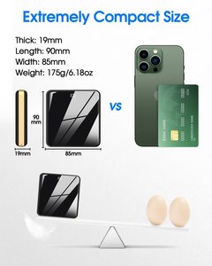 Batería Externa HYTO Mini Power Bank de 10000 mAh <span class=keywords><strong>y</strong></span> 5000 mAh con Cable, Cargador Rápido, Cargador Portátil, Powerbank - Product Image 6