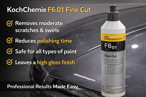 GRAPHONEX Koch Chemie F6.01 น้ำยาขัดสีสำหรับงานละเอียดระดับมืออาชีพ อะลูมิเนียมออกไซด์ 250 มล. - Product Image 3