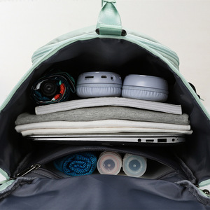 Cross Border Travel <b>Backpack</b> 20-35L Water Resistant Leisure Travel Bag Solid Color - Product Image 3